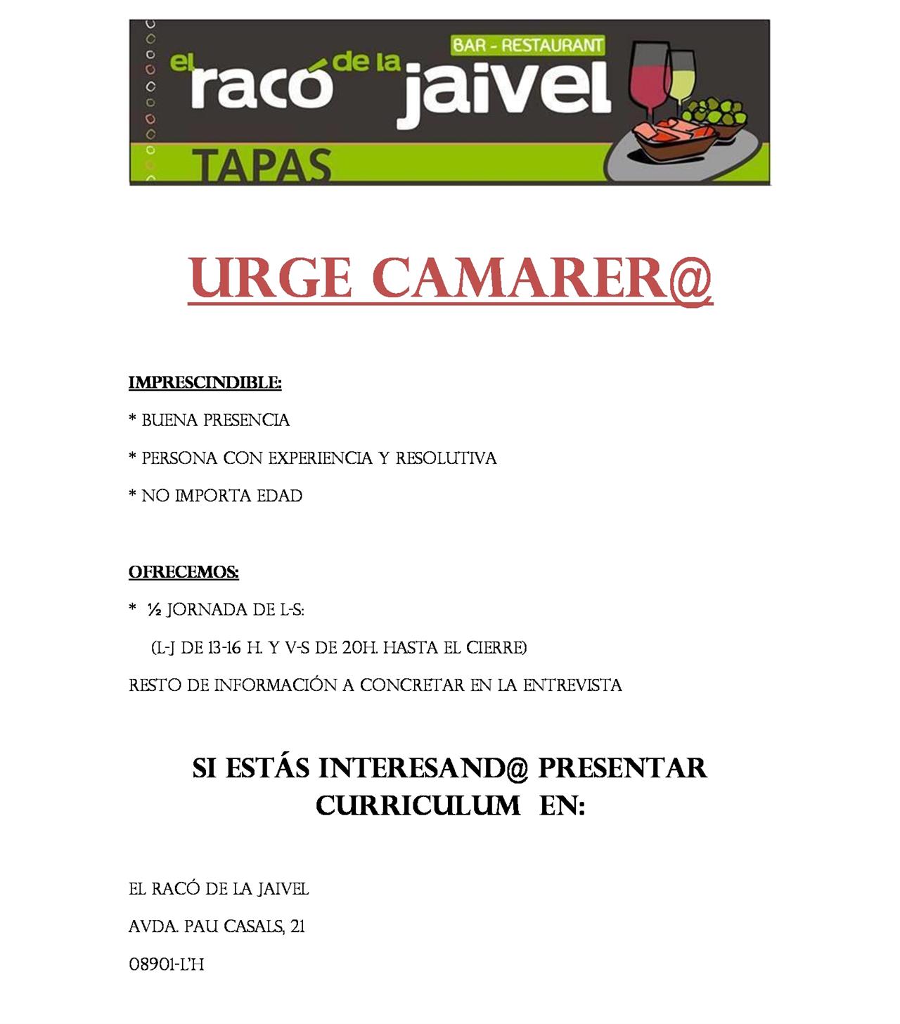 URGE CAMARER@