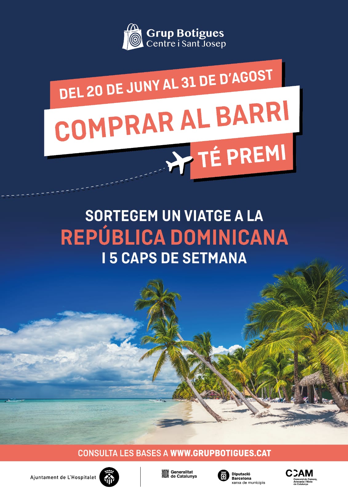 SUPER SORTEIG D'UN VIATGE A REPUBLICA DOMINICANA I 5 CAPS DE SETMANA