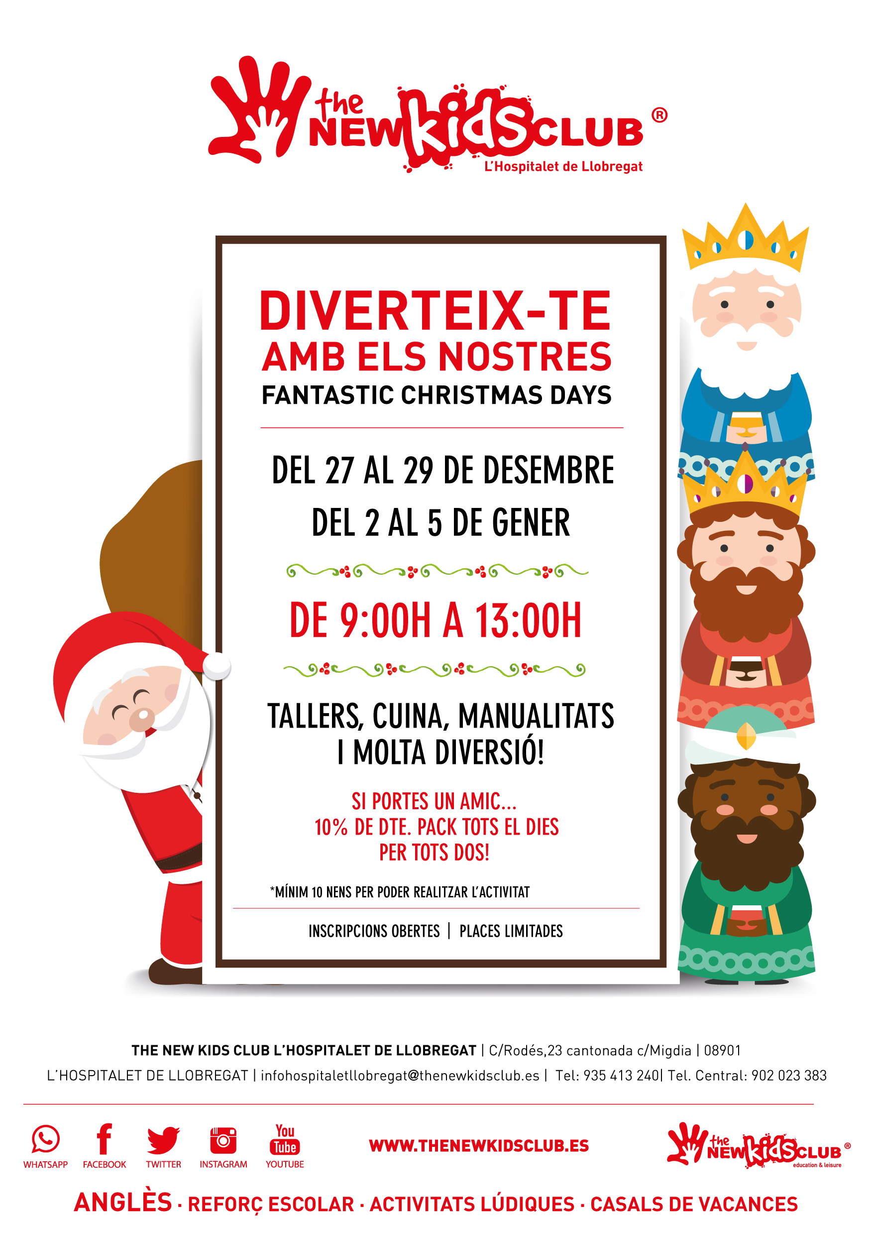 The New Kids Club - NAVIDAD HOSPITALET: CASAL DE NAVIDAD