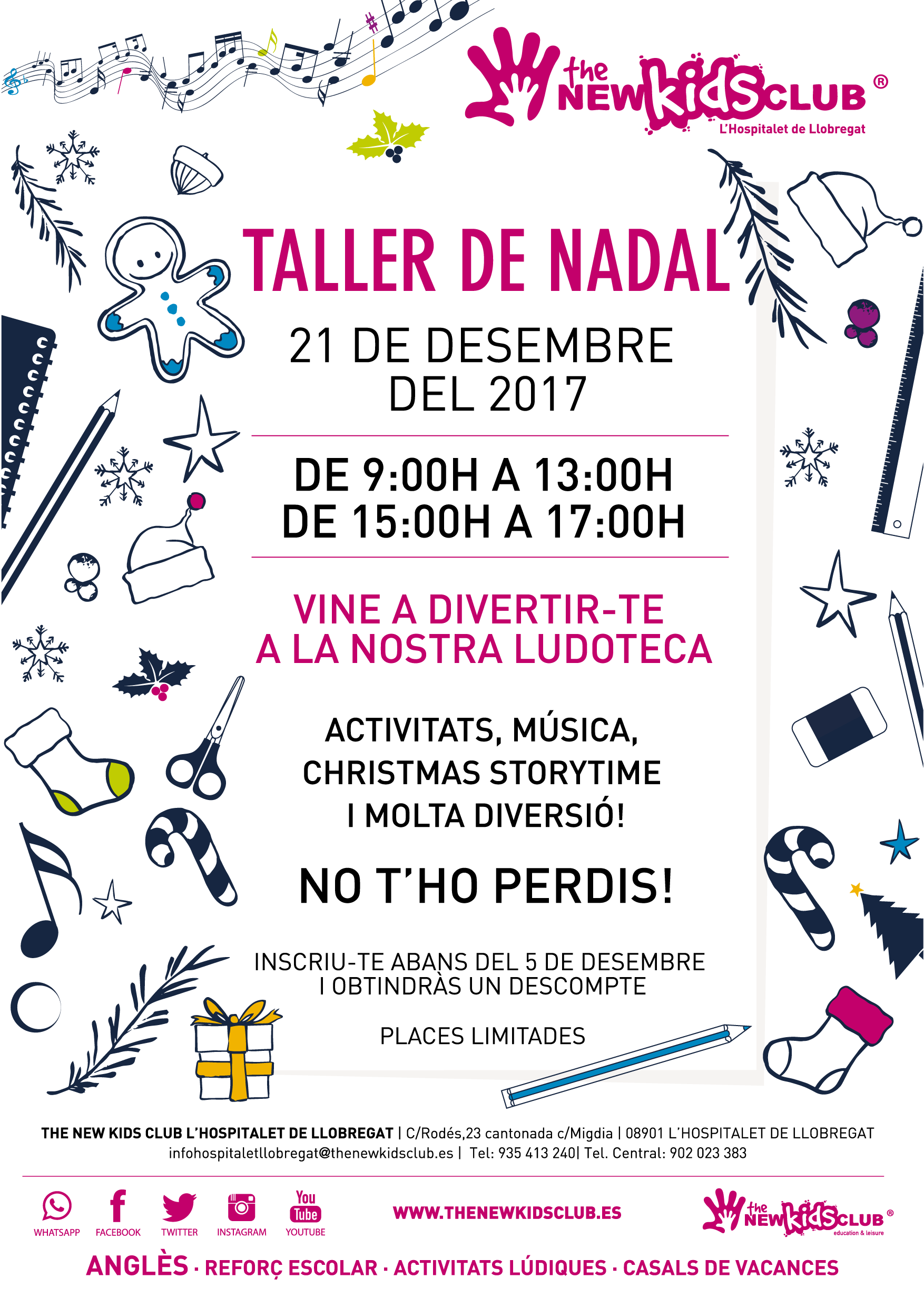 The New Kids Club - TALLER NAVIDAD HOSPITALET